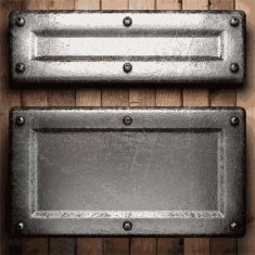 metal and wood background N206