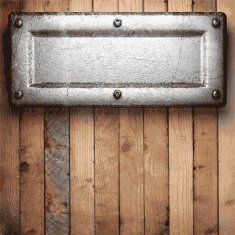 metal and wood background N210