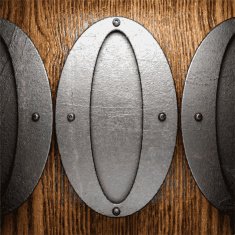 metal and wood background N221
