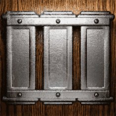 metal and wood background N232
