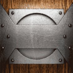 metal and wood background N244