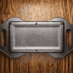 metal and wood background N248