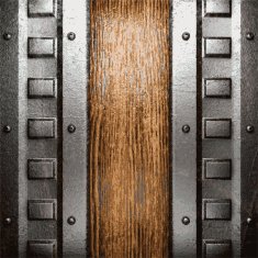 metal and wood background N257