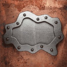 Old metal background N917