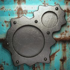 Old metal background N955