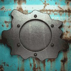 Old metal background N956