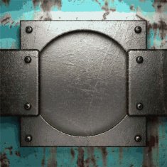 Old metal background N963