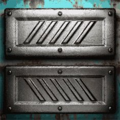 Old metal background N971
