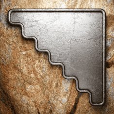 metal and stone background N224