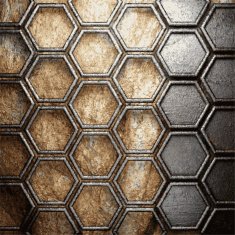 metal and stone background N253