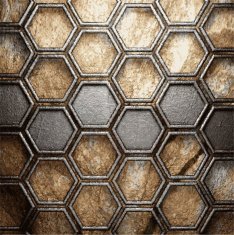 metal and stone background N254