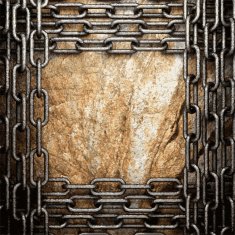 metal and stone background N259