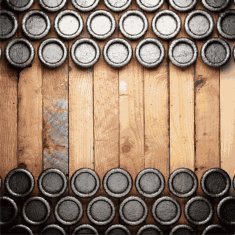 metal and wood background N287