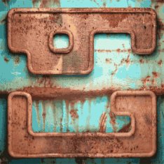 Old metal background N993