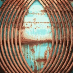 Old metal background N1007