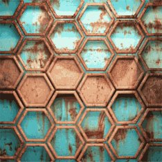 Old metal background N1014
