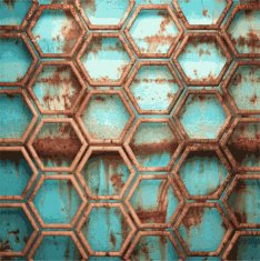 Old metal background N1015