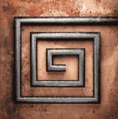 Old metal background N1035
