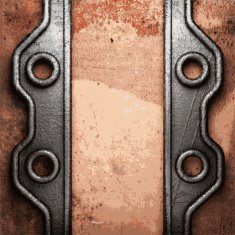 Old metal background N1036