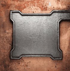 Old metal background N1040