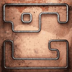 Old metal background N1051
