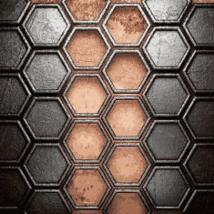 Old metal background N1065