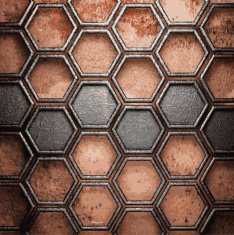 Old metal background N1067