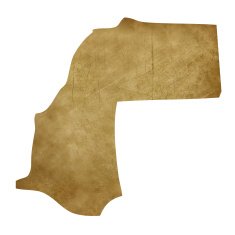 Western Sahara grunge treasure map