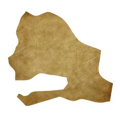Senegal grunge treasure map
