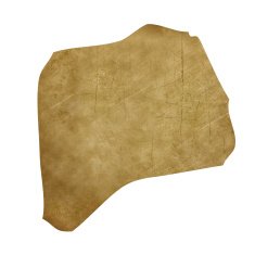 Rwanda grunge treasure map