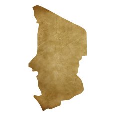 Chad grunge treasure map