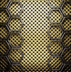 golden and silver background N34