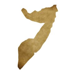 Somalia grunge treasure map