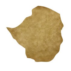 Zimbabwe grunge treasure map