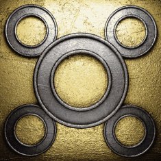 golden and silver background N44