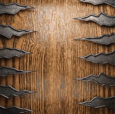 metal and wood background N309