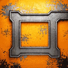 Old metal background N1093