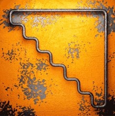 Old metal background N1104