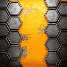 Old metal background N1117