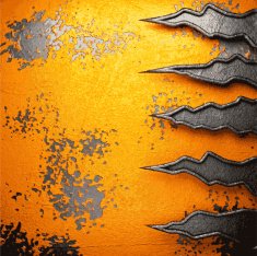 Old metal background N1122