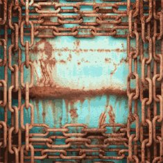 Old metal background N1144