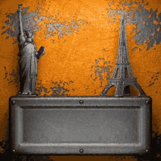 Old metal background N1152