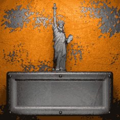 Old metal background N1154