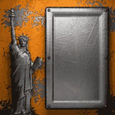 Old metal background N1155
