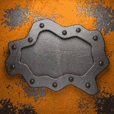 Old metal background N1164