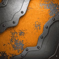 Old metal background N1166