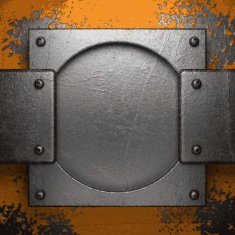 Old metal background N1169