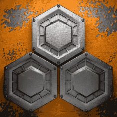 Old metal background N1172
