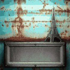 Old metal background N1182