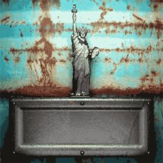 Old metal background N1186